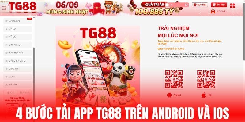 Chi tiết 4 bước tải app TG88 trên Android và iOS