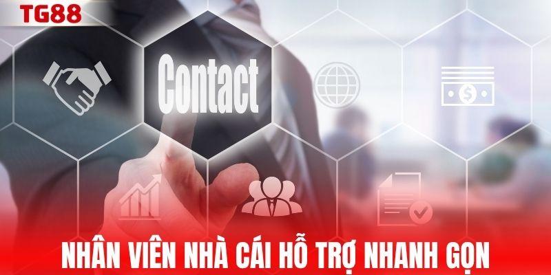 Nhân viên nhà cái hỗ trợ nhanh gọn