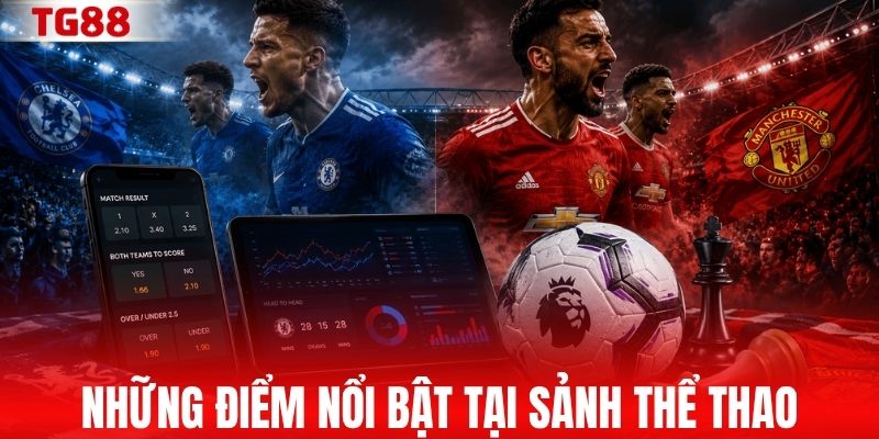 Những điểm nổi bật tại sảnh thể thao